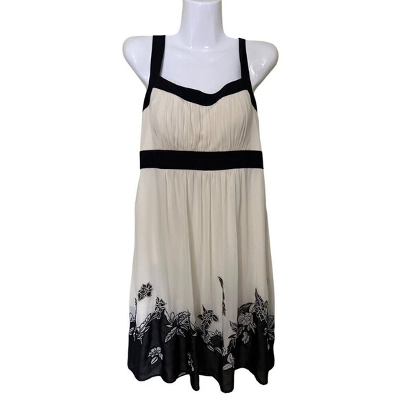 Babydoll Floral Embroidered Sleeveless Dress Size 10 By SL Fashions‎ 90s y2k - Picture 1 of 9